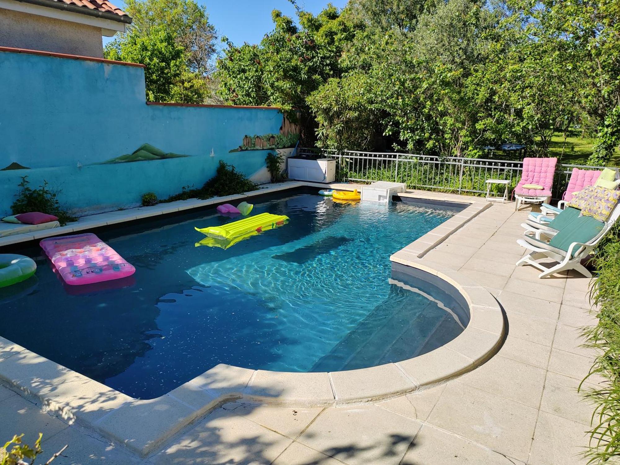 80 M2 Independant 4 Personnes Direct Gare Ou Aeroport Jardin Piscine Apartment ตูลูส ภายนอก รูปภาพ